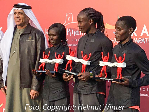 fancy Chemutai Mary Keitany Caroline Kipkirui Ras Al Khaimah